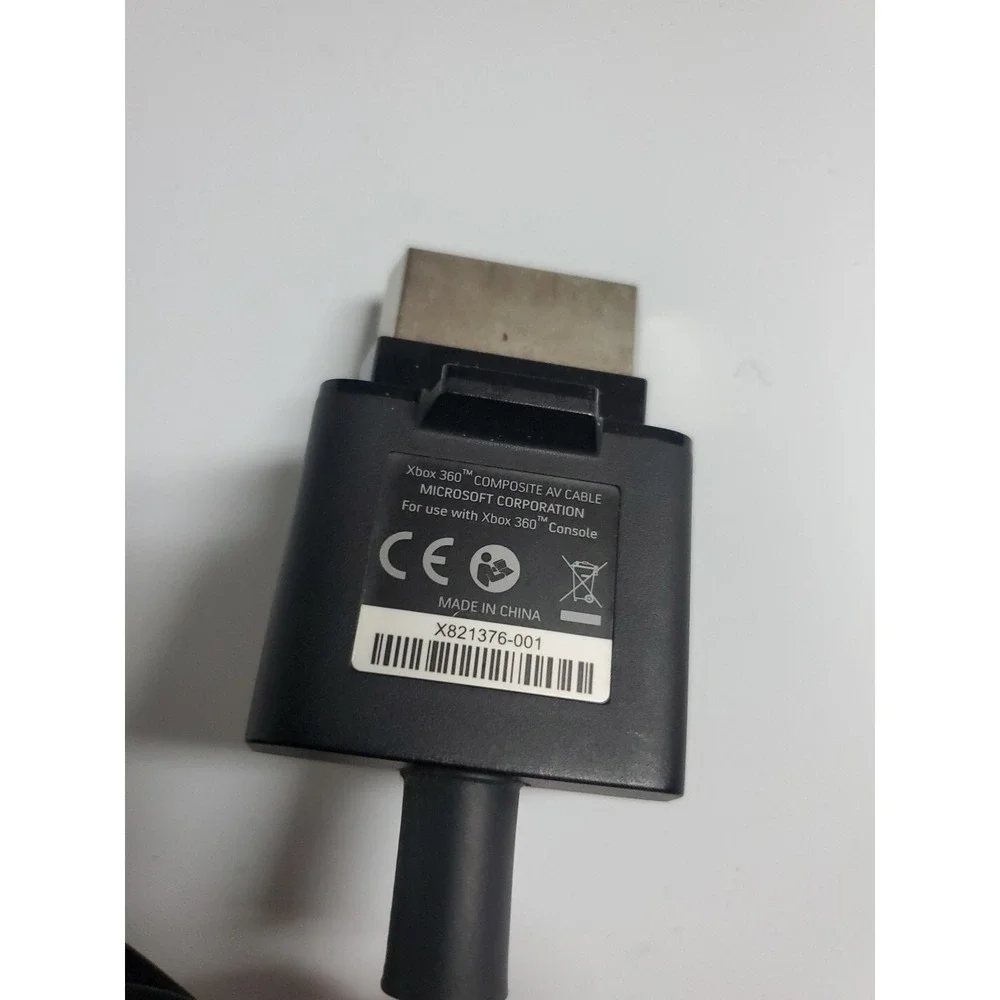 3 Xbox 360 Composite AV Cord Original Official OEM Lot Bundle Of 3 1128